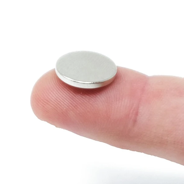 Alkatronik 4 Adet 12mm x 1.5mm Yuvarlak Mıknatıs Disk Neodyum Buzdolabı Ofis Yazı Not Tahtası Ev Hobi Oyuncak - Resim 2