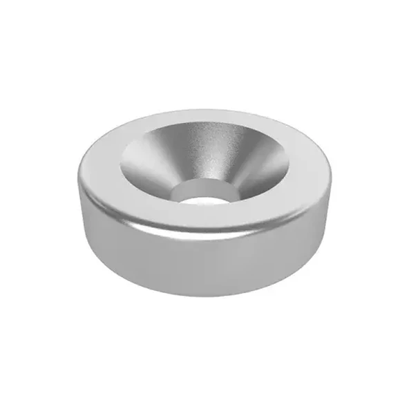 Alkatronik 4 Adet 10mm x 3mm Yuvarlak 3mm Havşa Delikli Mıknatıs Disk Neodyum Buzdolabı Ofis Yazı Not Tahtası - Resim 7