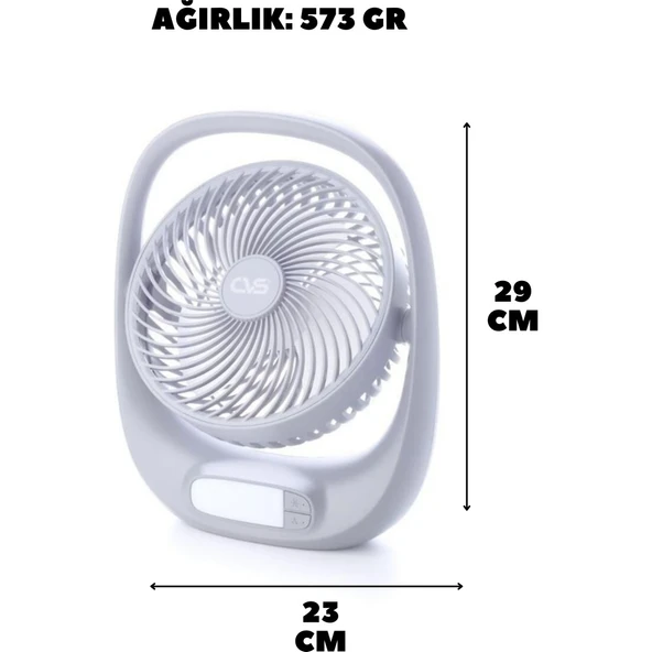 CVS DN 91026 PORTATİF MASA ÜSTÜ VANTİLATÖR - 2
