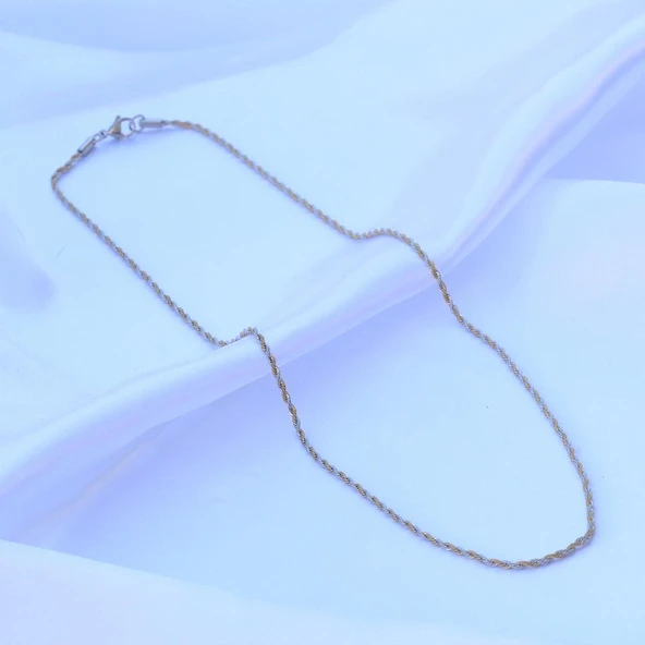 2 Renkli Burgu Çelik Zincir - Resim 3