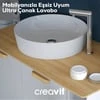 CREAVİT Ø 45 cm Ultra Tezgah Üstü Çanak Lavabo UL145 - 3