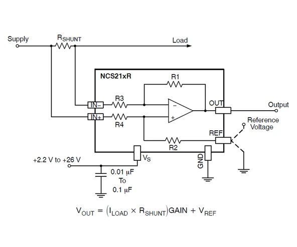 Microchip Technology NCS214RSQT2G Current Sense Amplifier 26V Low-/High-Side Voltage Out Bidirectional - Resim 5