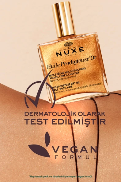 Nuxe Huile Prodigieuse Or Çok Amaçlı Kuru Yağ 100 ml - Resim 5