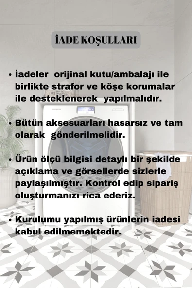 Dewoody Çamaşır Makinesi Alt Dolabı - 5