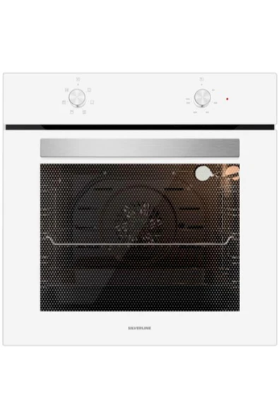 Silverline Beyaz Cam Ankastre Set 3490 - CS5665W01 65cm Ocak - BO6501W01 - 4