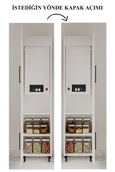 Dewoody Kombi Dolabı 208Cm Boy Dolabı Kombi - 2