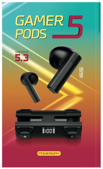 Pmr Gamer Pods 5 Dokunmatik Bluetoot Kulaklık Vrs. 5.3