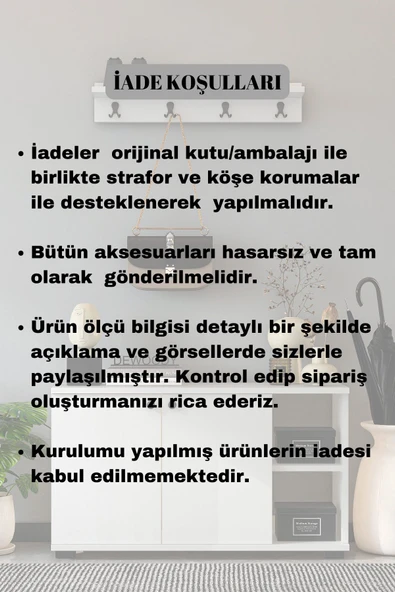 Dewoody Ayakkabılık Ve Askılık Takım Vestiyer Portmanto Elbise Askısı - 4