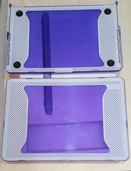13'' MacBook Air için Tech21 impact snap case (plastik Kılıf) ( Mor renk ) - 5