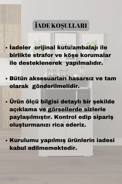 Dewoody Mikrodalga Fırın Dolabı Mutfak Dolabı Çok Amaçlı Dolap - 4