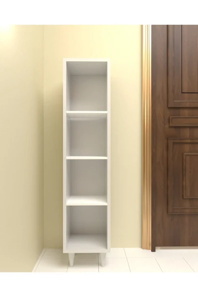 Dewoody Kitaplık Banyo Ve Mutfak Dolabı Çok Amaçlı Dolap - 4