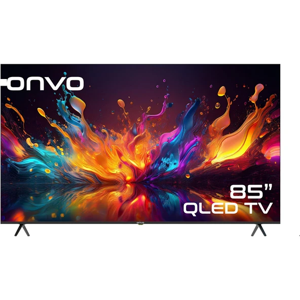 Onvo 85OVF9000UQ 85" 216 Ekran Uydu Alıcılı 4K Ultra Hd Google Smart QLED Tv
