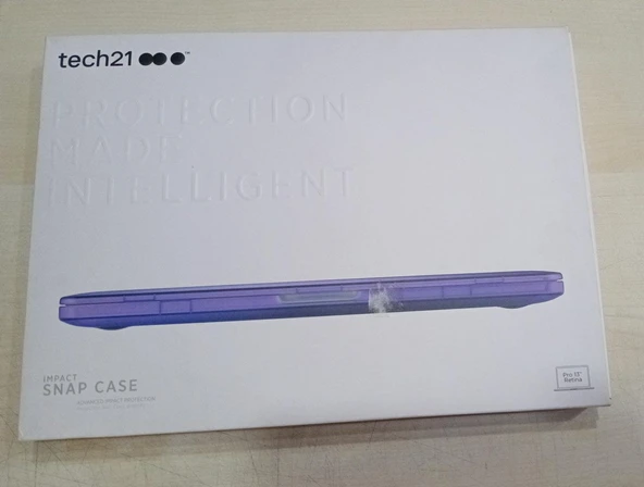 13'' MacBook Air için Tech21 impact snap case (plastik Kılıf) ( Mor renk ) - 2