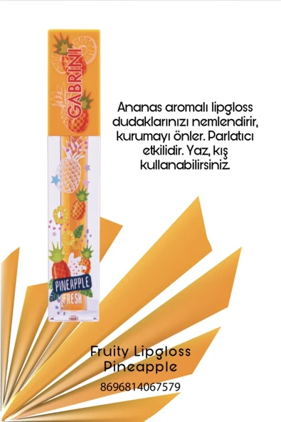 Gabrini Fruity Lipgloss Ananas