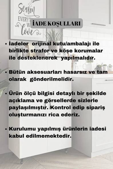 Dewoody 3 Raflı 4Bölmeli Erzak Dolabı Mutfak Dolabı Banyo Dolabı Çok Amaçlı Dolap - 5