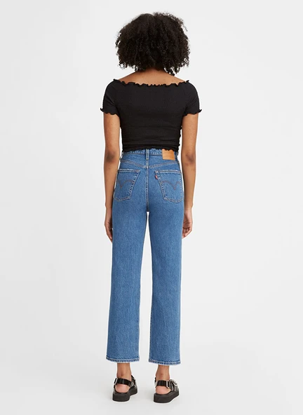 Levi's Yüksek Bel Midi Mom Jean - Minimalist & Şık Kadın Pantolon - 3