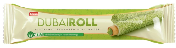 Elvan Dubai Roll Gofret 18 Gr. 24 Adet (1 Kutu) - Resim 2