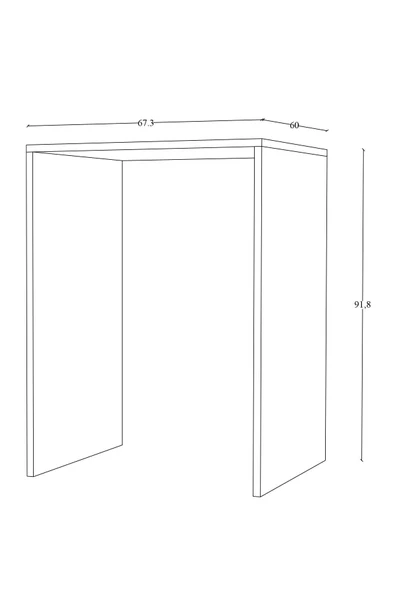 Dewoody Çamaşır Makinesi Alt Dolabı - 4
