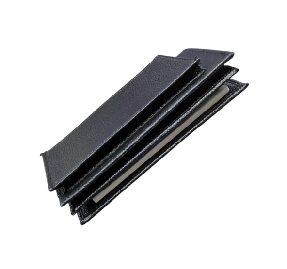 Kalemlikli Not Defteri Cüzdan , Cep Telefonu Bölmeli - Suni Deri -9,5 cm x 17 cm - 4