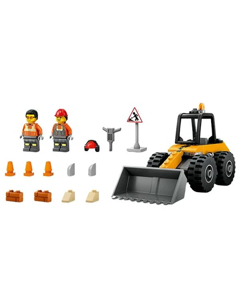 Lego City Sarı Tekerlekli İnşaat Yükleyicisi 60450 - Resim 2