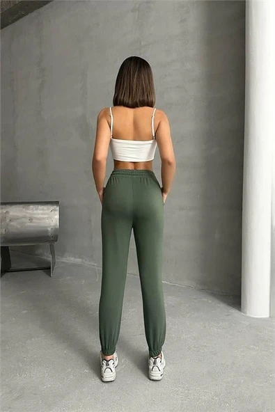 Dipmoda kadın beli ve paçası lastikli eşofman altı DPG065 - Resim 6