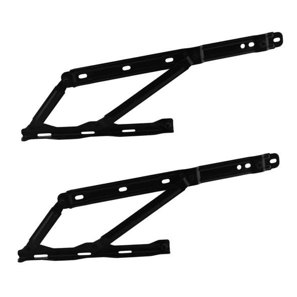 Baza Makası Mekanizması 40° Siyah Boyalı Standart Geniş Kollu 1 Çift Yatak Pistonu Sağ Sol Takım - Resim 8