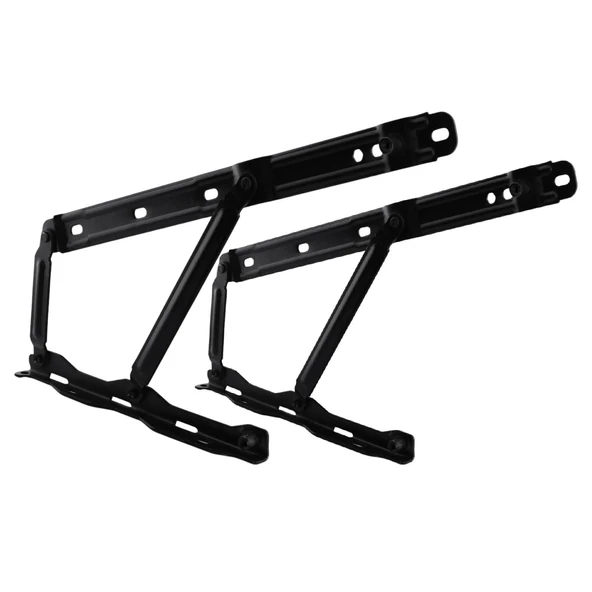 Baza Makası Mekanizması 40° Siyah Boyalı Standart Geniş Kollu 1 Çift Yatak Pistonu Sağ Sol Takım - Resim 5