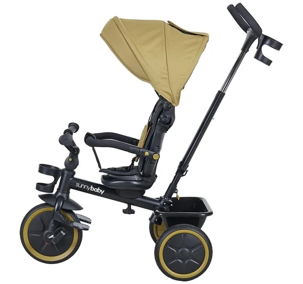 Sunny Baby Safari 6in1 3 Tekerlekli Çocuk Bisikleti Hardal - 2