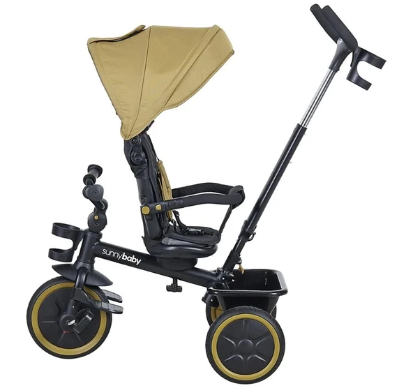 Sunny Baby Safari 6in1 3 Tekerlekli Çocuk Bisikleti Hardal - 4