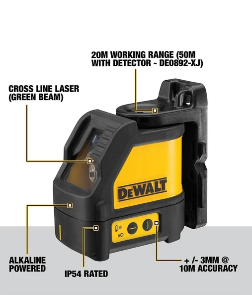Dewalt Yeşil Otomatik Distomat Lazer Hizalama DW088CG-XJ - 5