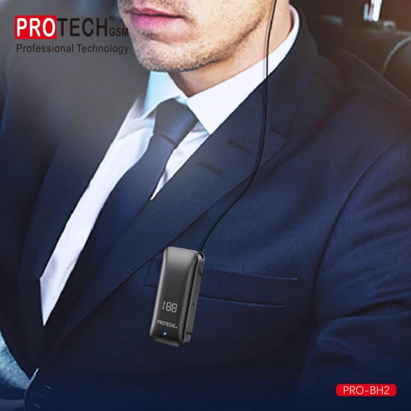 BH2 Makaralı Dijital Göstergeli Titreşimli Bluetooth Silikonlu Kulaklık - 3
