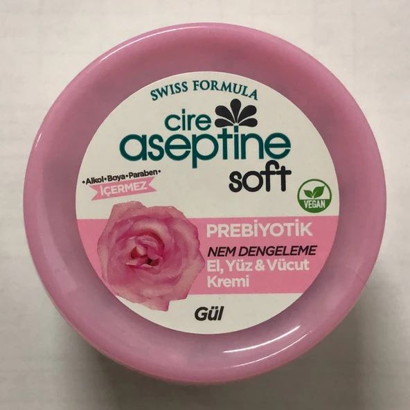 Cire Aseptine Soft Prebiyotik Gül Özlü Nemlendirici Krem 100 ml + 30 ml - 3