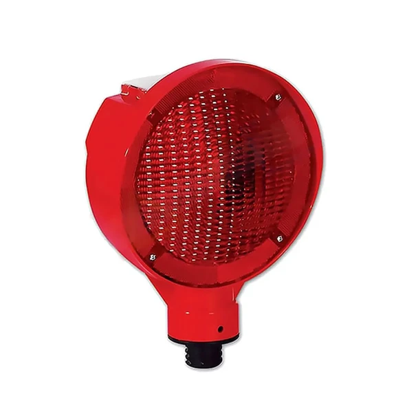 Güneş Enerjili Flaşörlü Uyarı Lambası Ledli Flaşör Uyarıcı Lamba (Kırmızı) Evelux 11827 FL K
