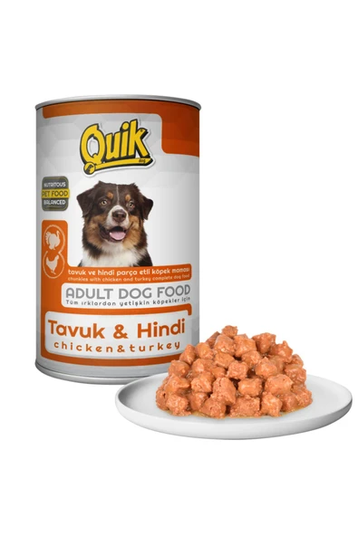 Tavuk Ve Hindili Yetişkin Konserve Köpek Maması 415 gr - Pımn-002 - Petshopundan