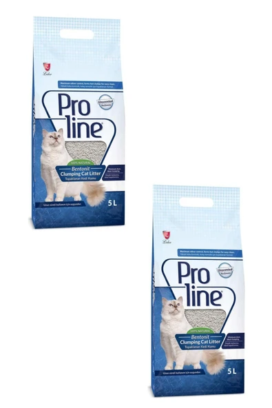 Proline Bentonıt Kedi Kumu 5 Lt - 2 Adet