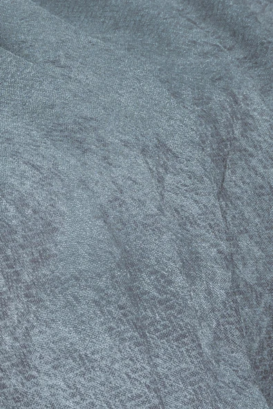 Jakarlı Şönil Koltuk Örtüsü  | Çekyat Örtüsü | Koltuk Şalı 175x215 Kaymaz Bulut - Resim 3