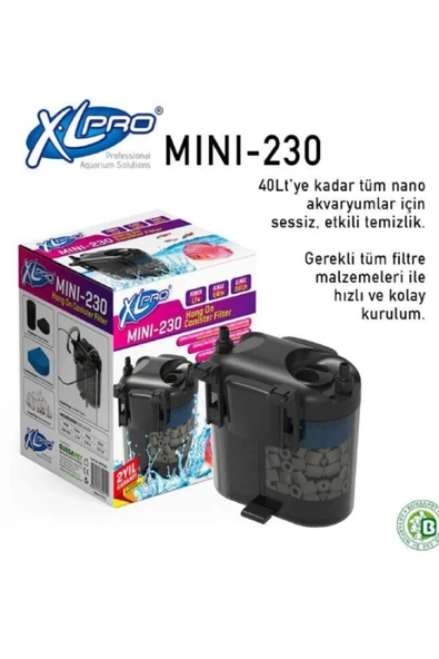 XL Pro Xlpro 230 Mini Dış Filtre 210L/S