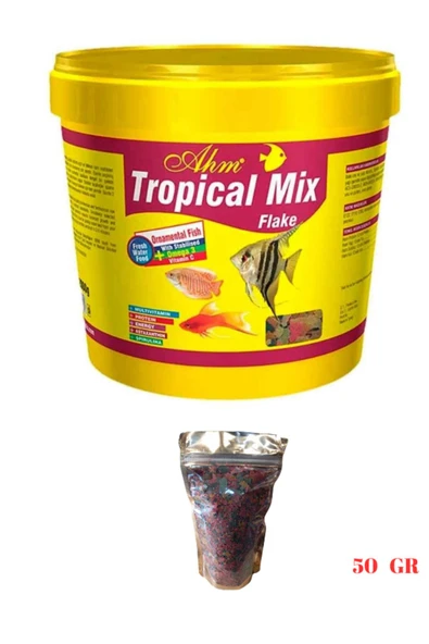 Tropical Mix Flake Balık Yemi 50 gr
