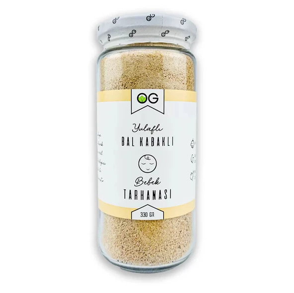 OG Natural Organik Yulaflı Bal Kabaklı Bebek Tarhanası 330 Gr