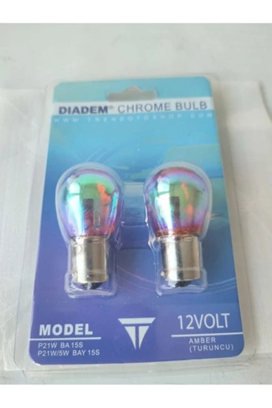 reyoto 2 Adet Diadem Sinyal Park Ampulü 93 Tip Tek Duy Amber Turuncu - 4