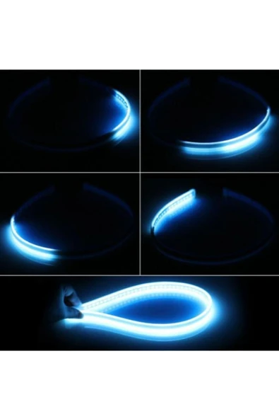 ünlütürkotoaksesuar Far Üstü Kayar Led Selamlamalı Far Ledi 45 Cm - Kırmızı Turuncu - 5