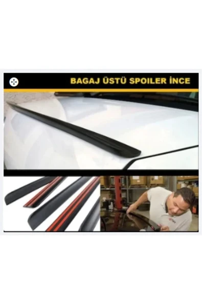 GÖKASAUTO Opel İnsignia Uyumlu Bagaj Üstü Spoıler 3,6 Cm - 135 Cm - Resim 3