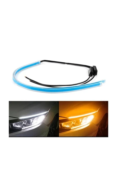 3M 2'li Far Üstü Led Far Üstü Kayar Led Sinyal Led Tüm Araçlara Uyumlu - 2