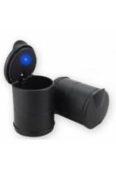 CMT Led Işıklı Oto Araç Içi Küllük Araba Kül Tablası Kapaklı Kokusuz - 5