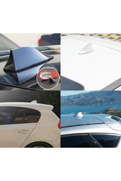 GÜRHAN SHOP Hyundai İ20 Uygun Balina Shark Anten Köpek Balığı Anten Silikonlu Gri - 3