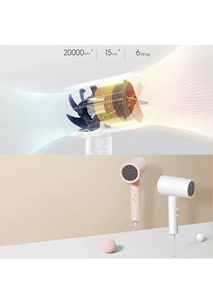 Xiaomi H101 İyonlu Beyaz 1000 W Saç Kurutma Makinesi - 3