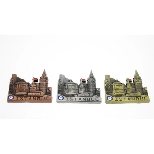 Periboia Metal İstanbul Temalı Yöresel Magnet Model 3