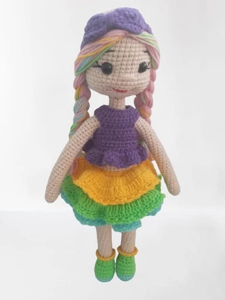 Pamuk Şeker Bebek Amigurumi Organik Oyuncak - 2