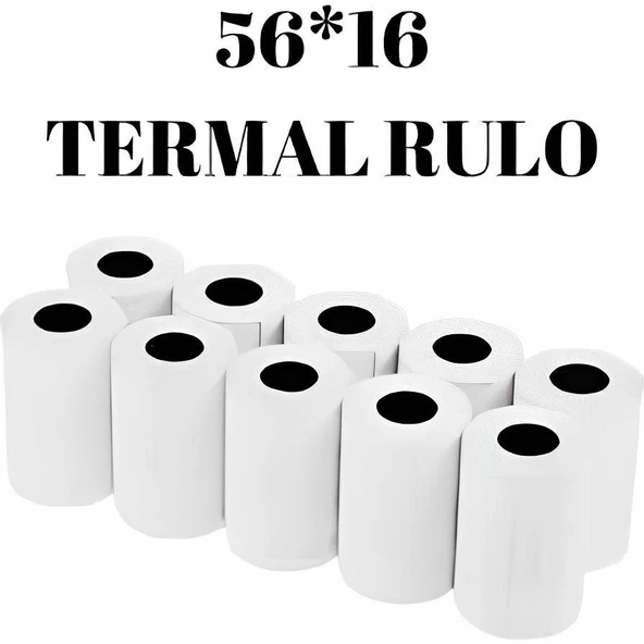 BK Etiket X5 Tech Termal Yazar Kasa Pos Rulosu 56x16 mt (5Paket 50 Rulo) - Resim 3