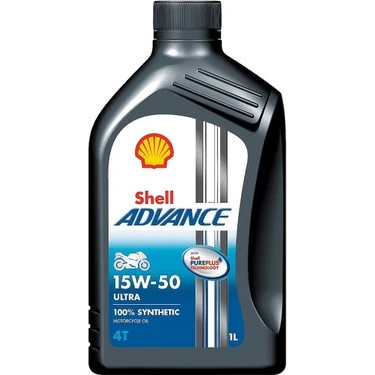 Shell Advance Ultra 15W-50 4T 1 lt Motor Yağı